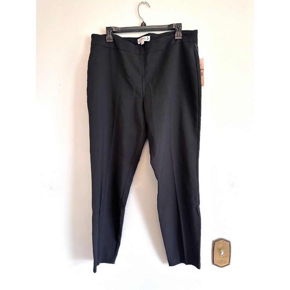 Nanette Lepore Black Dress Pants NWT $88 NP9K18FE8 Women's Size 12 NEW!